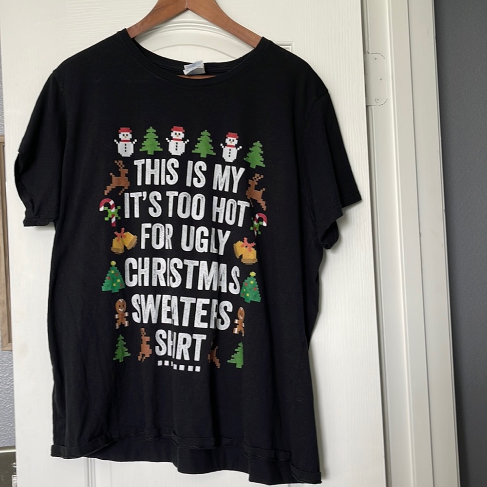 Ugly Christmas sweater tshirt